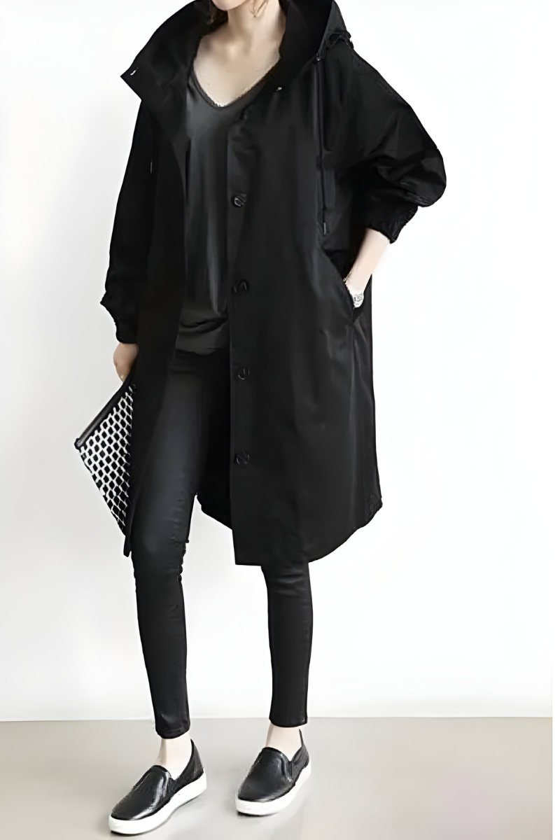 Léa™ | Élégante veste de pluie et de vent d'automne