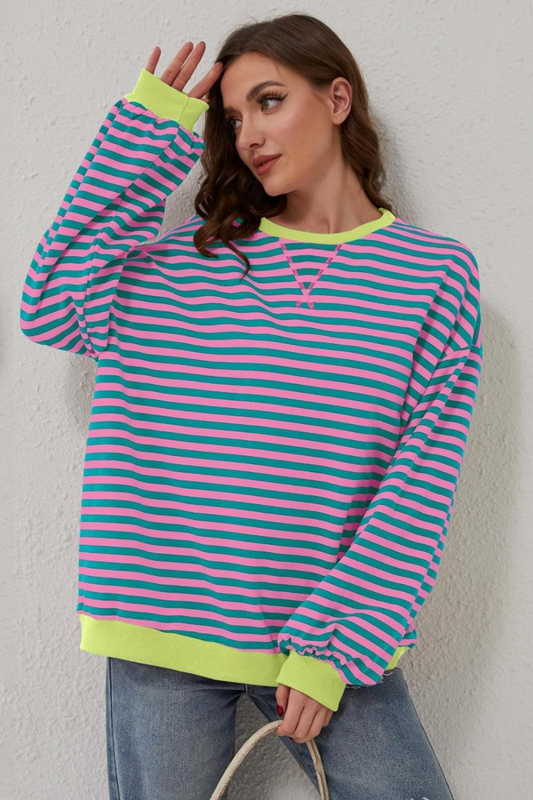 Mae™ | Sweat-shirt à rayures
