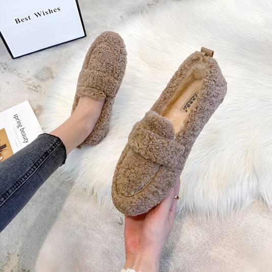 Nina™ | Mocassins chauds et confortables en laine de mouton