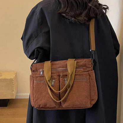 Urban™ | Sac Bandoulière En Velours Côtelé