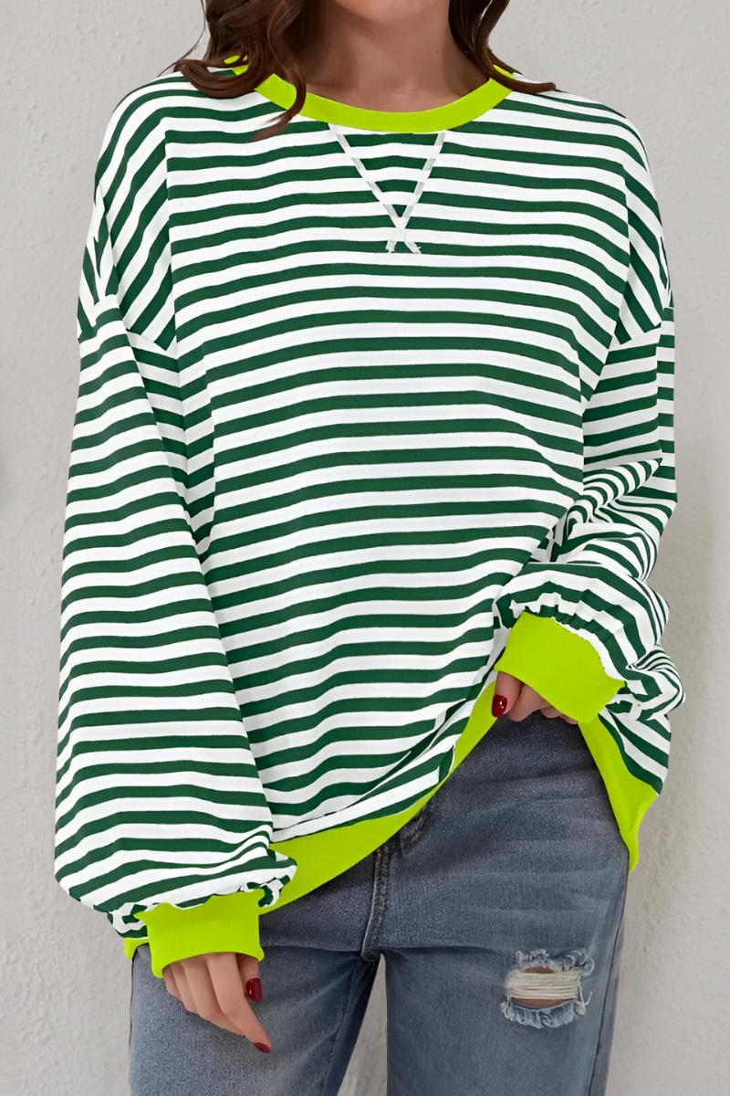 Mae™ | Sweat-shirt à rayures