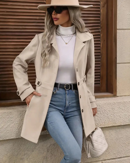 Elena™ | Manteau Élégant Cintré