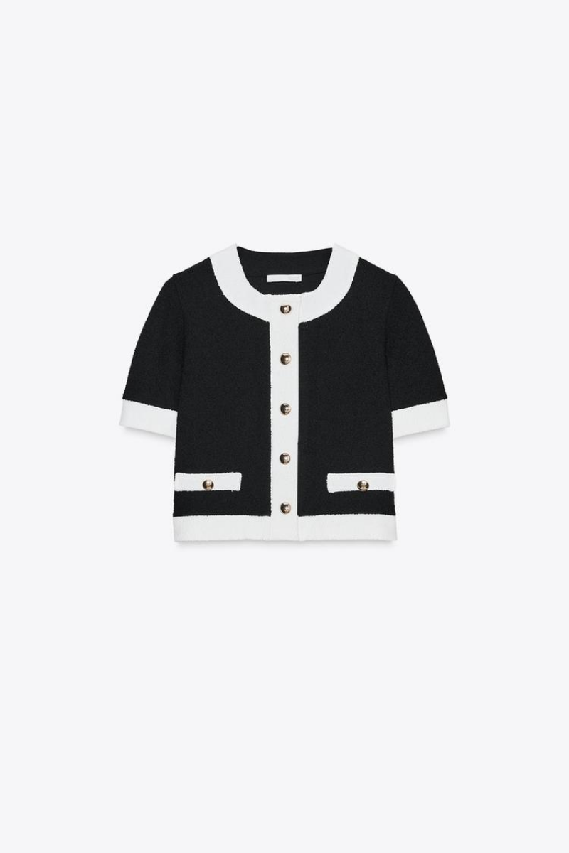 Sophia™ | Ensemble Élégant Noir et Blanc