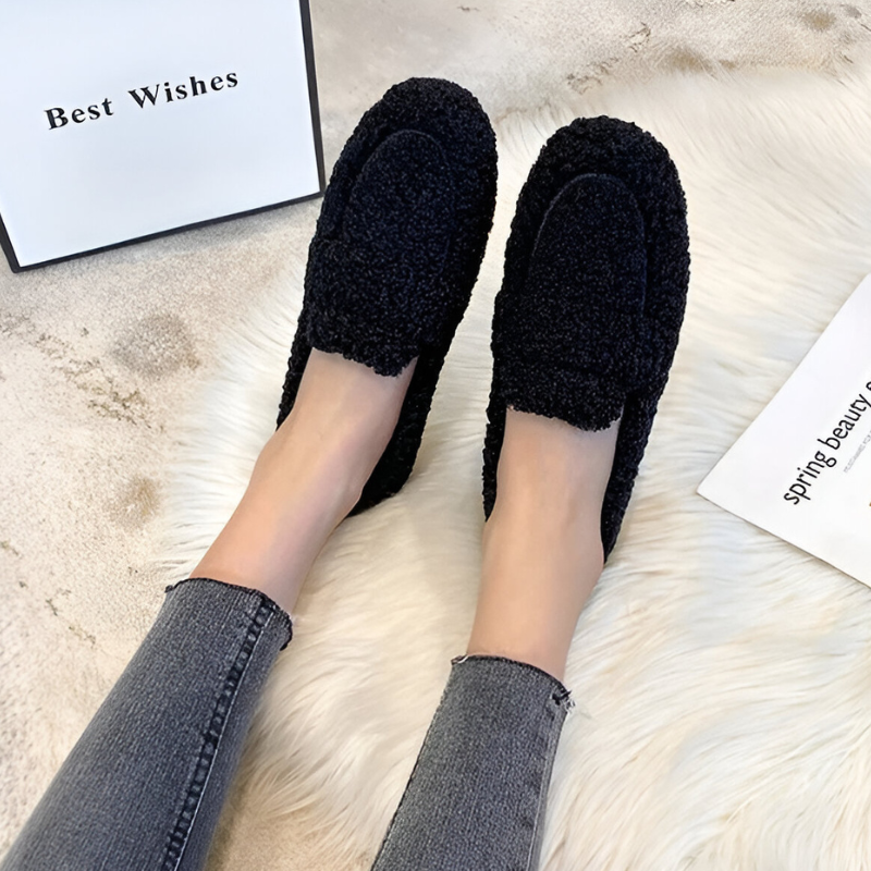 Nina™ | Mocassins chauds et confortables en laine de mouton