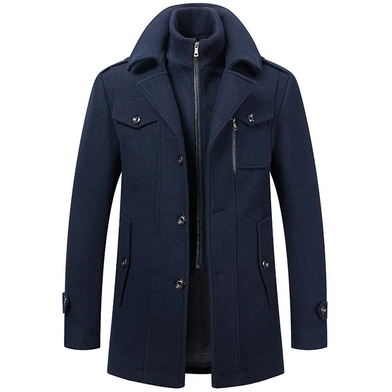 Bruno™ | Manteau D’Hiver Élégant Avec Fermeture Éclair & Boutons