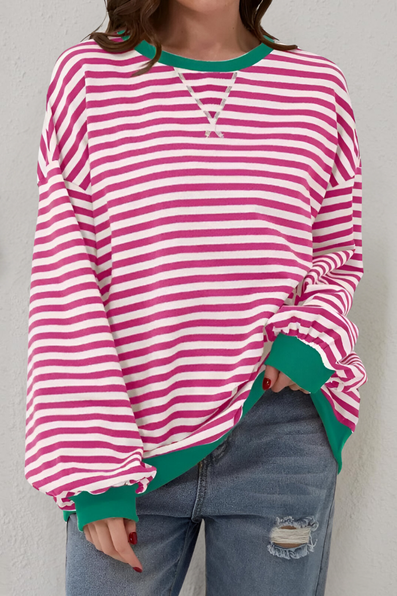 Mae™ | Sweat-shirt à rayures