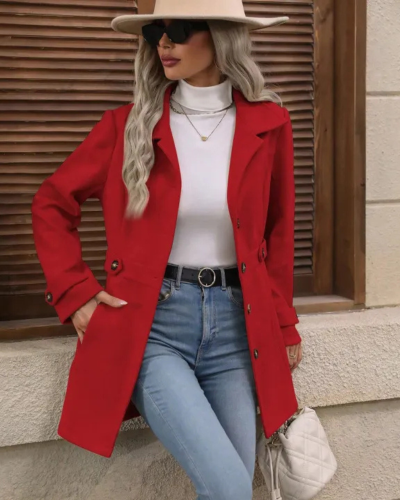 Elena™ | Manteau Élégant Cintré