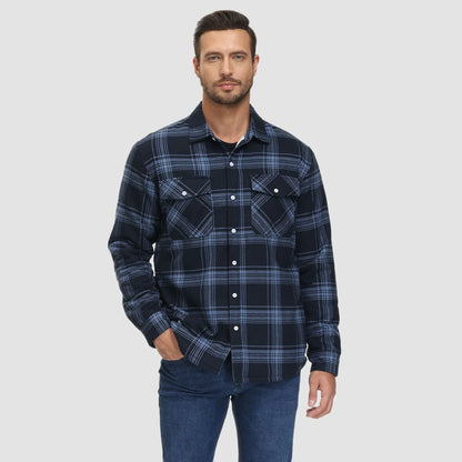 Arvid™ | Chemise-veste à carreaux doublée