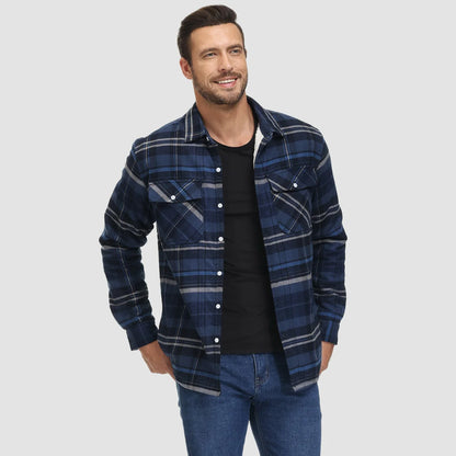 Arvid™ | Chemise-veste à carreaux doublée