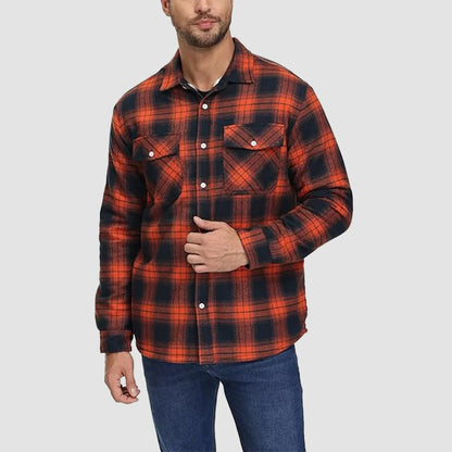 Arvid™ | Chemise-veste à carreaux doublée