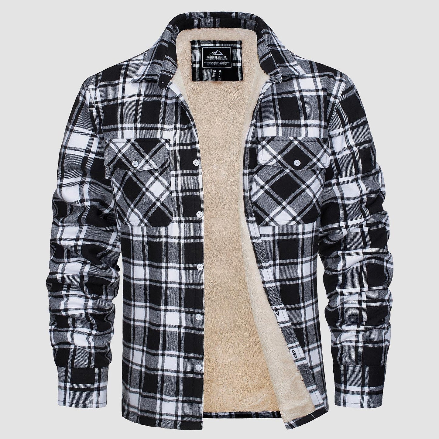 Arvid™ | Chemise-veste à carreaux doublée