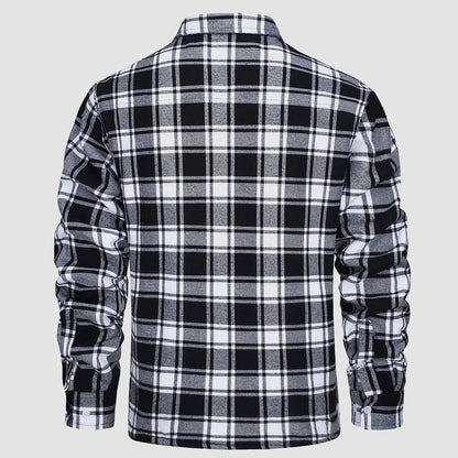 Arvid™ | Chemise-veste à carreaux doublée