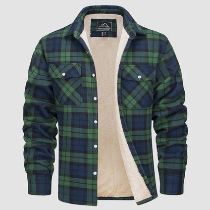 Arvid™ | Chemise-veste à carreaux doublée