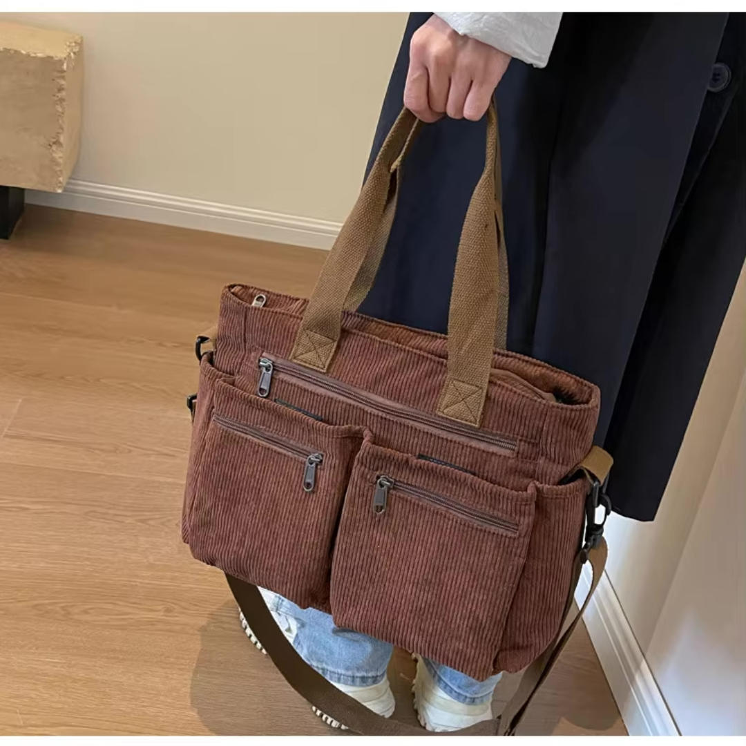 Urban™ | Sac Bandoulière En Velours Côtelé
