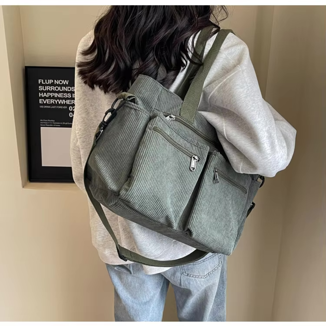 Urban™ | Sac Bandoulière En Velours Côtelé