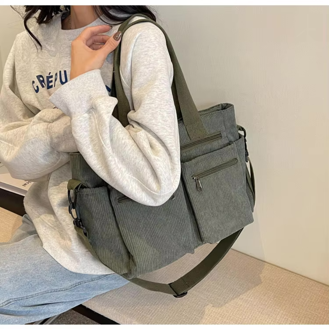 Urban™ | Sac Bandoulière En Velours Côtelé