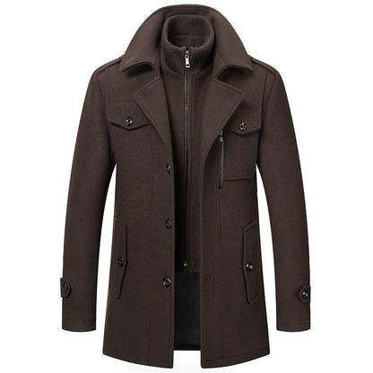 Bruno™ | Manteau D’Hiver Élégant Avec Fermeture Éclair & Boutons