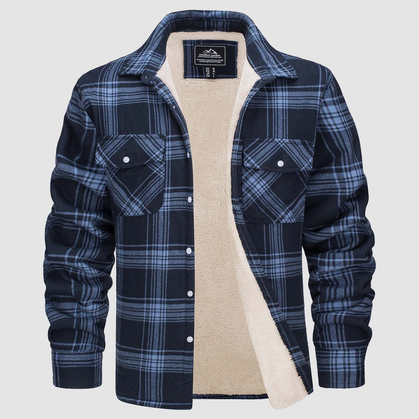 Arvid™ | Chemise-veste à carreaux doublée