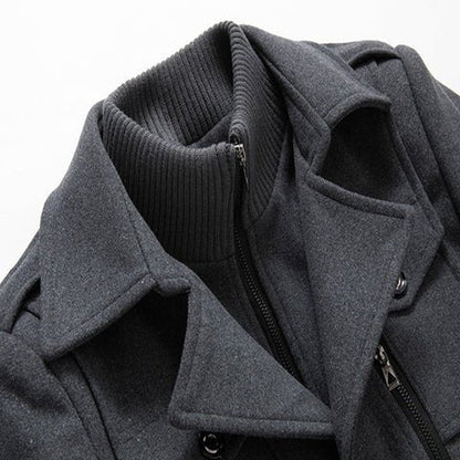 Bruno™ | Manteau D’Hiver Élégant Avec Fermeture Éclair & Boutons