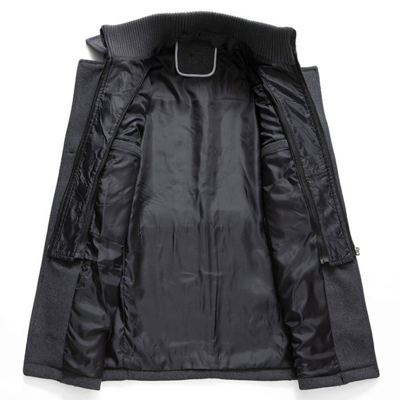 Bruno™ | Manteau D’Hiver Élégant Avec Fermeture Éclair & Boutons