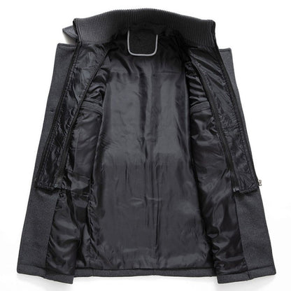 Bruno™ | Manteau D’Hiver Élégant Avec Fermeture Éclair & Boutons