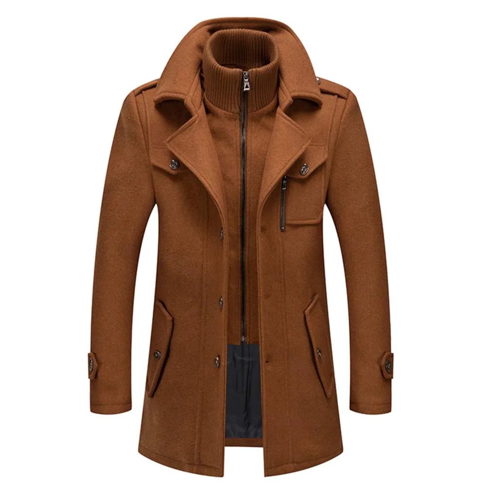 Bruno™ | Manteau D’Hiver Élégant Avec Fermeture Éclair & Boutons