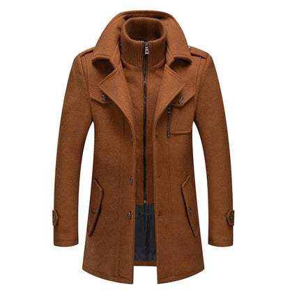 Bruno™ | Manteau D’Hiver Élégant Avec Fermeture Éclair & Boutons