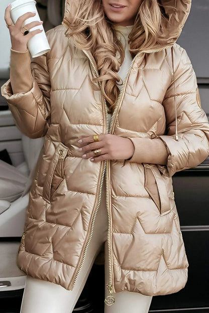 Astrid™ | Élégant manteau d'hiver à capuche et doublure