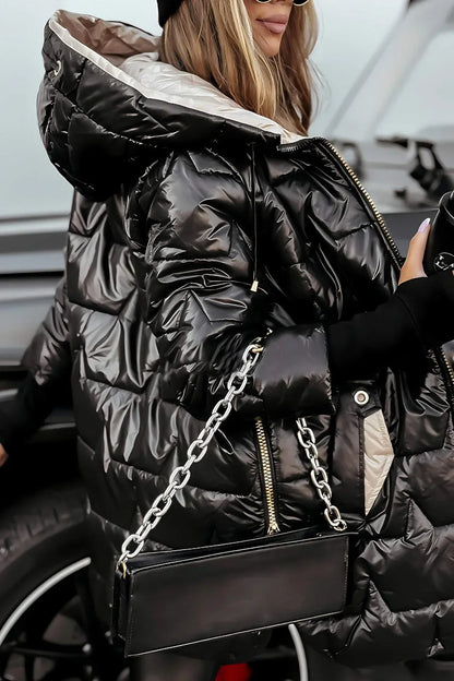 Astrid™ | Élégant manteau d'hiver à capuche et doublure